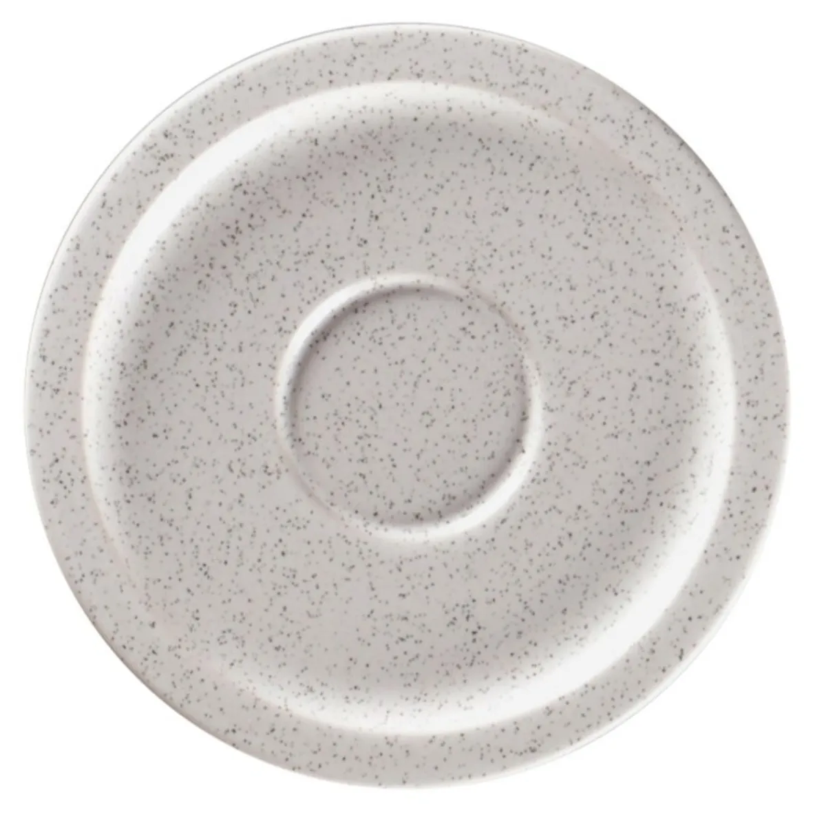 Sous tasse rond gris porcelaine vitrifiée Ø 16,3 cm stone Ease - RAK Clearance