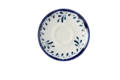 Sous tasse rond Ink porcelaine vitrifiée Ø 15,6 cm Harvest Mediterranean - DUDSON Sale