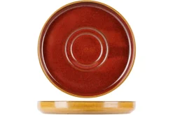 PROOF Sous tasse rond jaune porcelaine Ø 14 cm Elements Mustard New