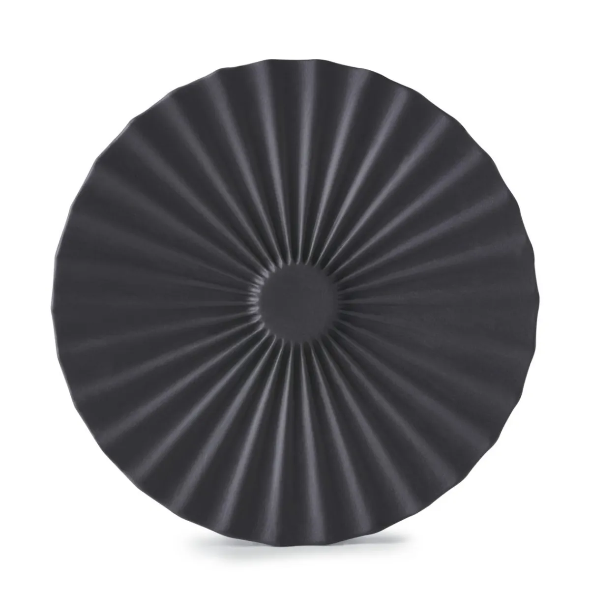 REVOL Sous-tasse rond noir porcelaine culinaire Ø 14 cm Pekoe New