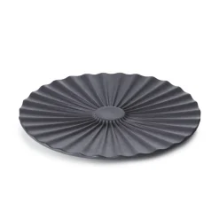 REVOL Sous-tasse rond noir porcelaine culinaire Ø 14 cm Pekoe New