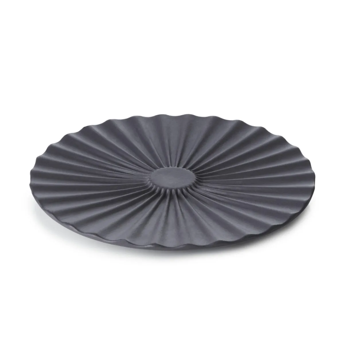 REVOL Sous-tasse rond noir porcelaine culinaire Ø 14 cm Pekoe New