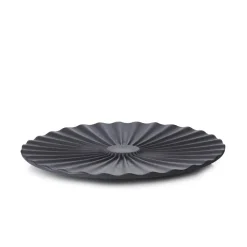 REVOL Sous-tasse rond noir porcelaine culinaire Ø 14 cm Pekoe New