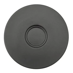 Sous tasse rond noir porcelaine Ø 12 cm  Zinc Ouessant - LA ROCHERE Best