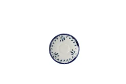 Sous tasse rond terracotta porcelaine vitrifiée Ø 11,8 cm Harvest Mediterranean - DUDSON Online
