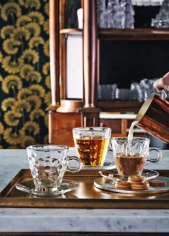 BORMIOLI ROCCO Sous tasse rond transparent verre trempé Ø 14 cm Easy Bar Hot