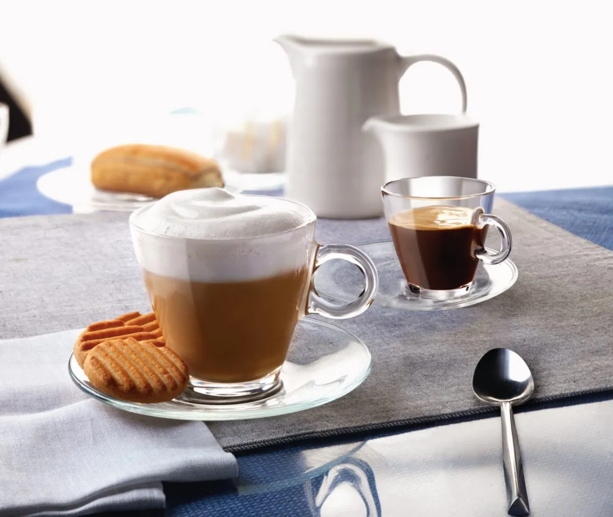 BORMIOLI ROCCO Sous tasse rond transparent verre trempé Ø 14 cm Easy Bar Hot