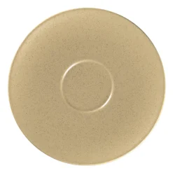 Sous tasse à thé beige porcelaine vitrifiée Ø 17 cm Genesis - RAK