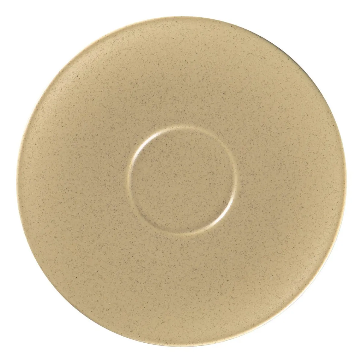 Sous tasse à thé beige porcelaine vitrifiée Ø 17 cm Genesis - RAK
