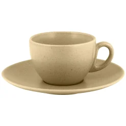 Sous tasse à thé beige porcelaine vitrifiée Ø 17 cm Genesis - RAK