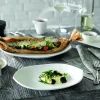 VILLEROY & BOCH Sous-tasse à thé / déjeuner gourmand ovale ivoire porcelaine vitrifiée 29 cm Artesano Discount