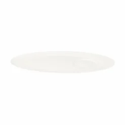 Sous-tasse à thé / déjeuner gourmand rond ivoire porcelaine vitrifiée 29 cm Giro - RAK Hot