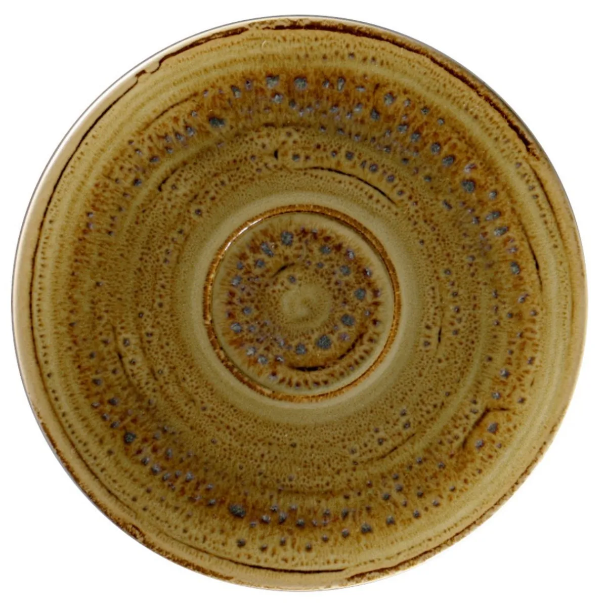 RAK Sous tasse à thé déjeuner rond Garnet porcelaine vitrifiée Ø 17 cm stone Spot Clearance