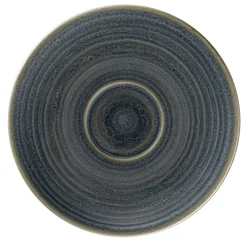 RAK Sous tasse à thé déjeuner rond Jade porcelaine vitrifiée Ø 17 cm stone Spot