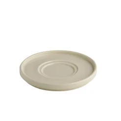 Sous-tasse thé ou mug rond beige porcelaine Ø 16 cm The Grid - APS Clearance