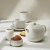Sous-tasse à thé rond Blanc albâtre porcelaine culinaire Ø 16 cm Madeleine - REVOL Clearance