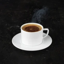 Sous-tasse à thé rond blanc mélamine Ø 15 cm Prestige - PLATEX Hot