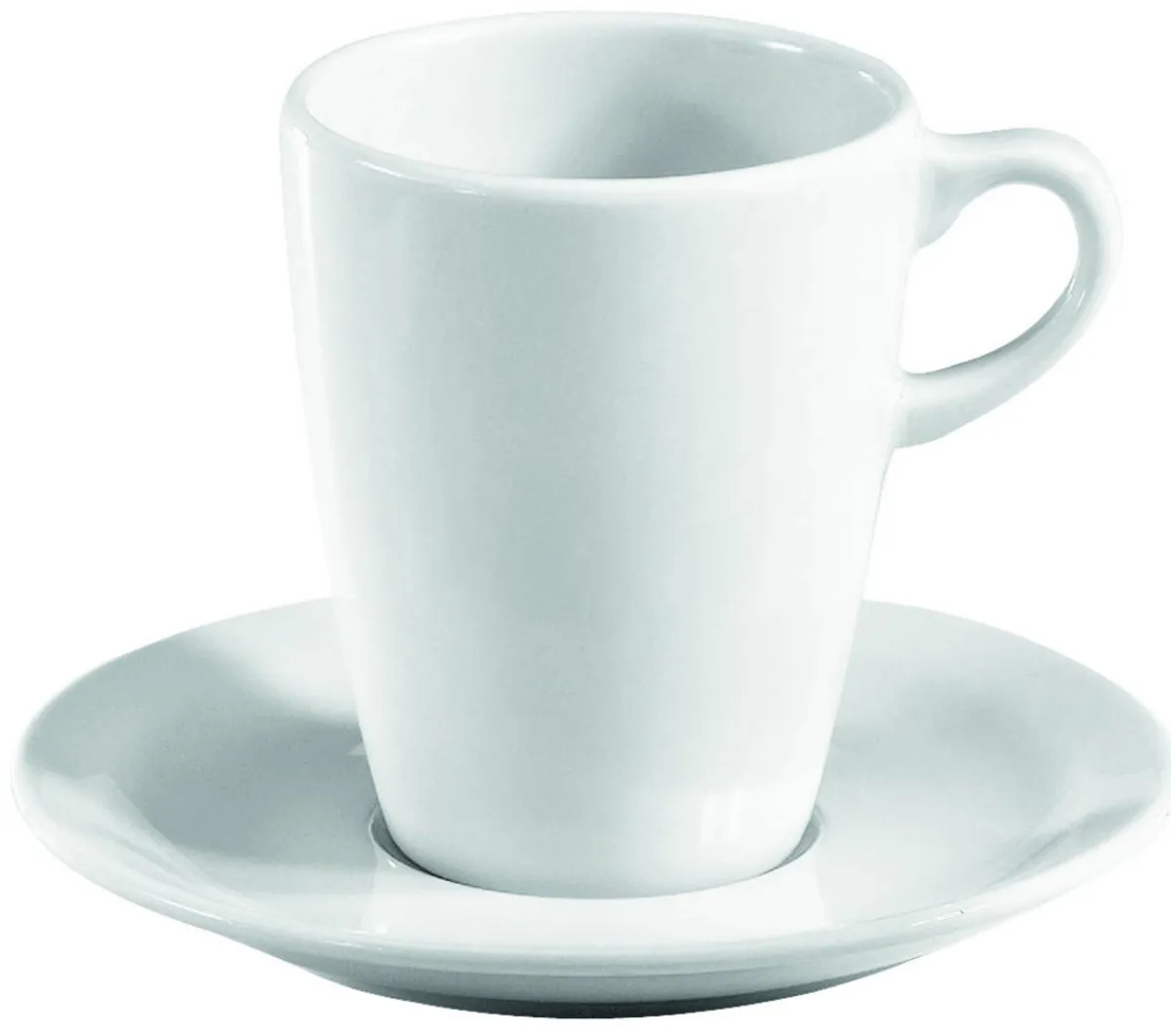 PRO.MUNDI Sous-tasse à thé rond blanc porcelaine Ø 13 cm Slim O Discount