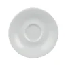 Sous-tasse à thé rond blanc porcelaine Ø 13 cm Paula - Aucune New