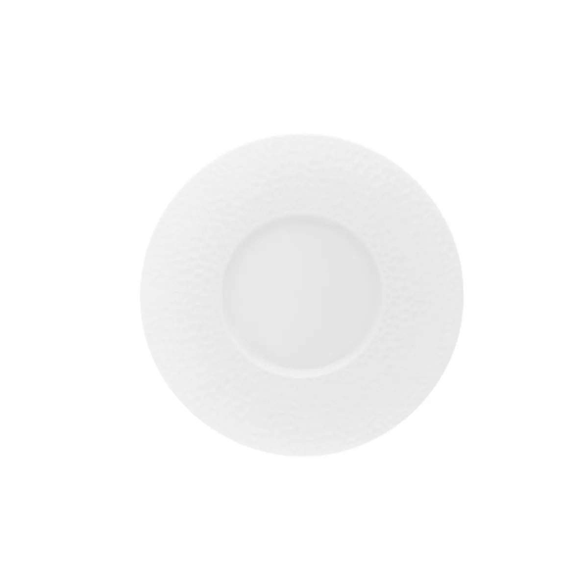 DEGRENNE Sous tasse à thé rond blanc porcelaine de limoges Ø 15,8 cm L' Fragment Hot