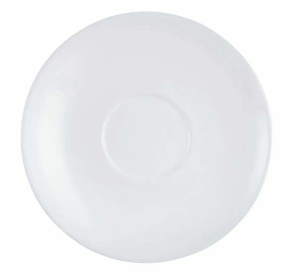 Sous-tasse à thé rond blanc verre opal Ø 14 cm Restaurant - ARCOROC Best