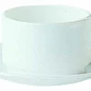 ARCOROC Sous-tasse à thé rond blanc verre opal Ø 14 cm Opal Blanc Sale