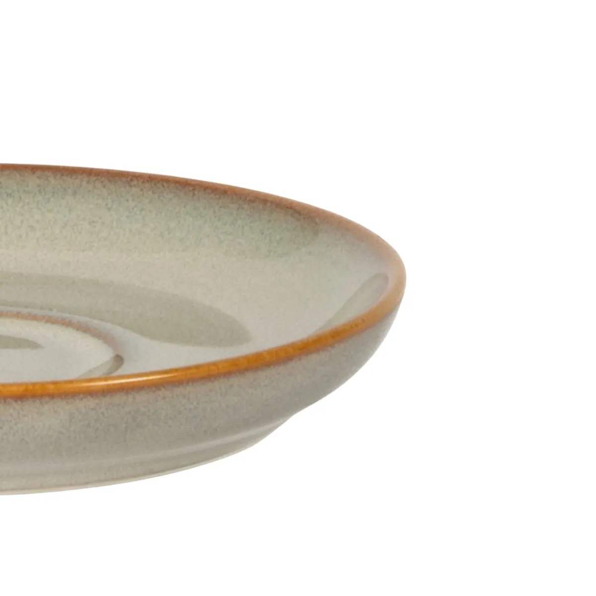 Sous tasse à thé rond gris bleu porcelaine Ø 14 cm Serena - PRO.MUNDI Hot