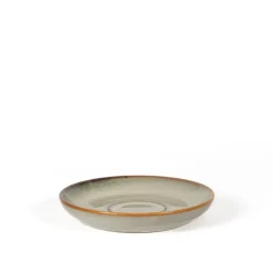 Sous tasse à thé rond gris bleu porcelaine Ø 14 cm Serena - PRO.MUNDI Hot