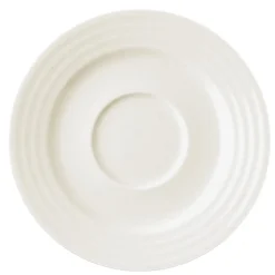 Sous-tasse à thé rond ivoire porcelaine vitrifiée Ø 15 cm Rondo - RAK Hot