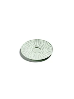 SERAX Sous tasse à thé rond vert porcelaine bone china Ø 13,8 cm Nido Best