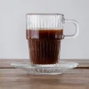 BORMIOLI ROCCO Sous-tasse thé transparent verre trempé Ø 14 cm Barshine Outlet