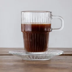 BORMIOLI ROCCO Sous-tasse thé transparent verre trempé Ø 14 cm Barshine Outlet