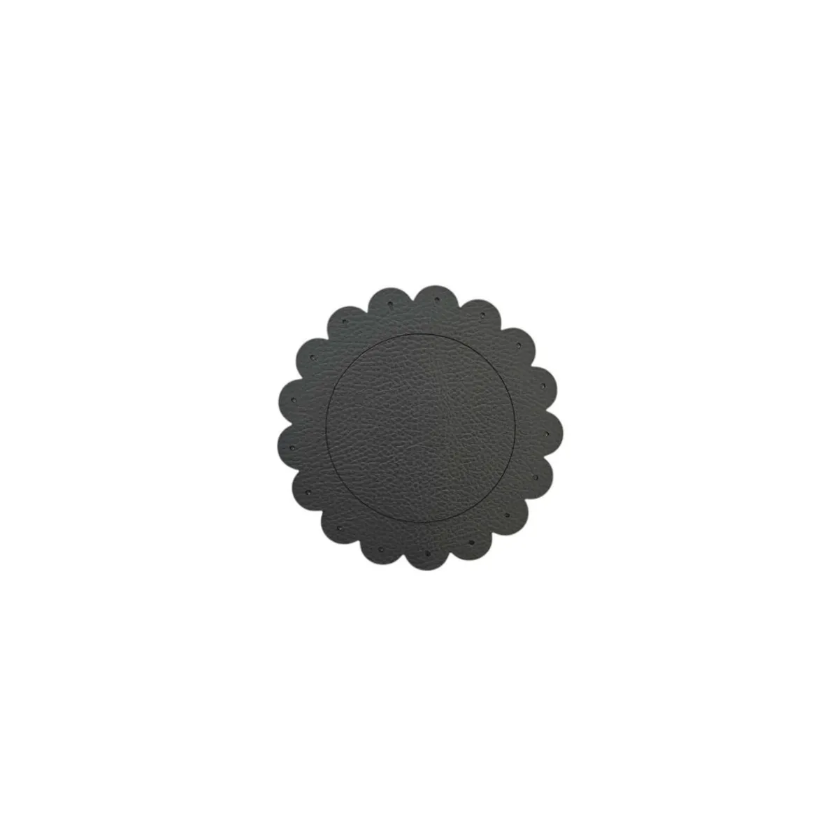 SONOLYS Sous verre algue PVC Ø 12 cm Flower Discount