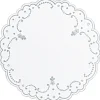 DUNI Sous verre blanc non tissé Ø 19 cm cel (250 pièces)