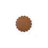 SONOLYS Sous verre camel PVC Ø 12 cm Flower New