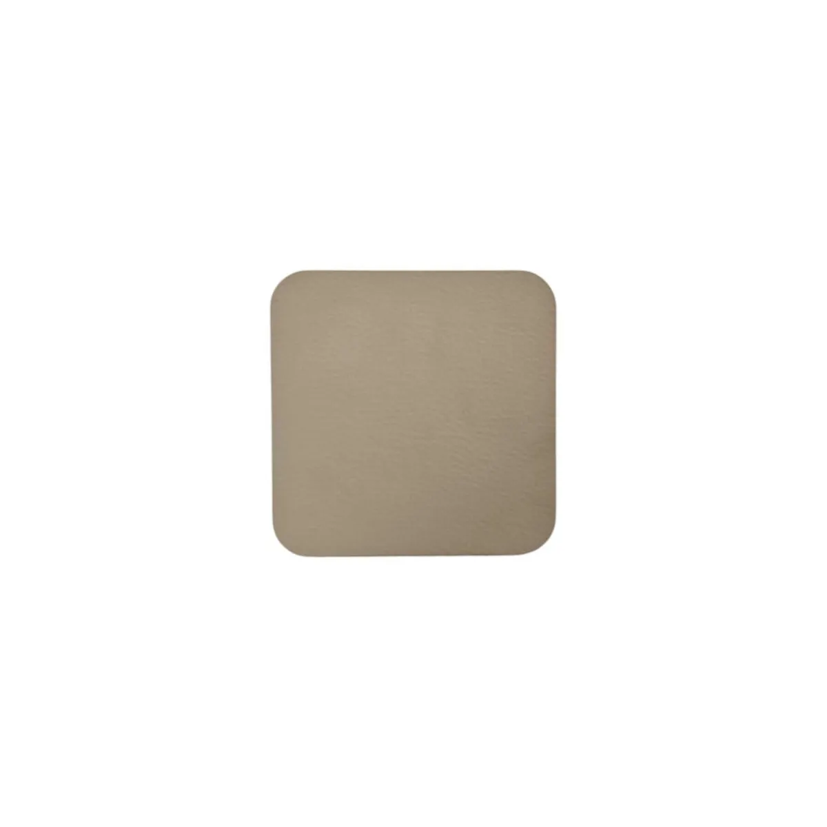 SONOLYS Sous verre carré beige PVC 11x11 cm Best