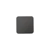 Sous verre carré gris PVC 11x11 cm - SONOLYS Discount