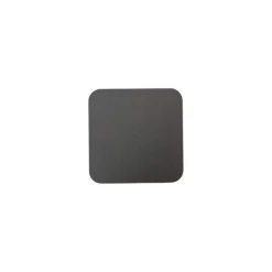 Sous verre carré gris PVC 11x11 cm - SONOLYS Discount