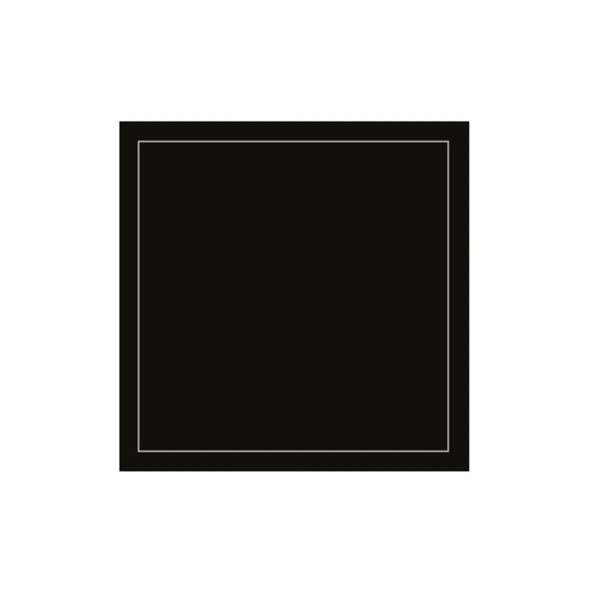 Sous verre carré noir coton 11x11 cm Oxstal (2000 pièces) - EARTH ESSENTIALS Clearance
