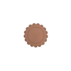 SONOLYS Sous verre nude PVC Ø 12 cm Flower Best