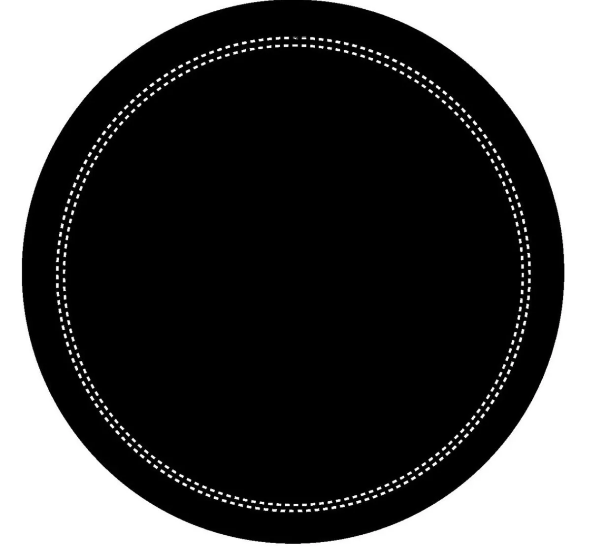 EARTH ESSENTIALS Sous verre rond noir coton Ø 9 cm Oxstal (2000 pièces) Discount