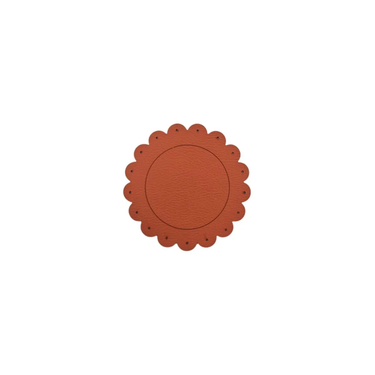 Sous verre tomette PVC Ø 12 cm Flower - SONOLYS Outlet