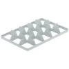 Aucune Séparateur bas 40 cases gris plastique 55,4x35,4x5,8 cm Best