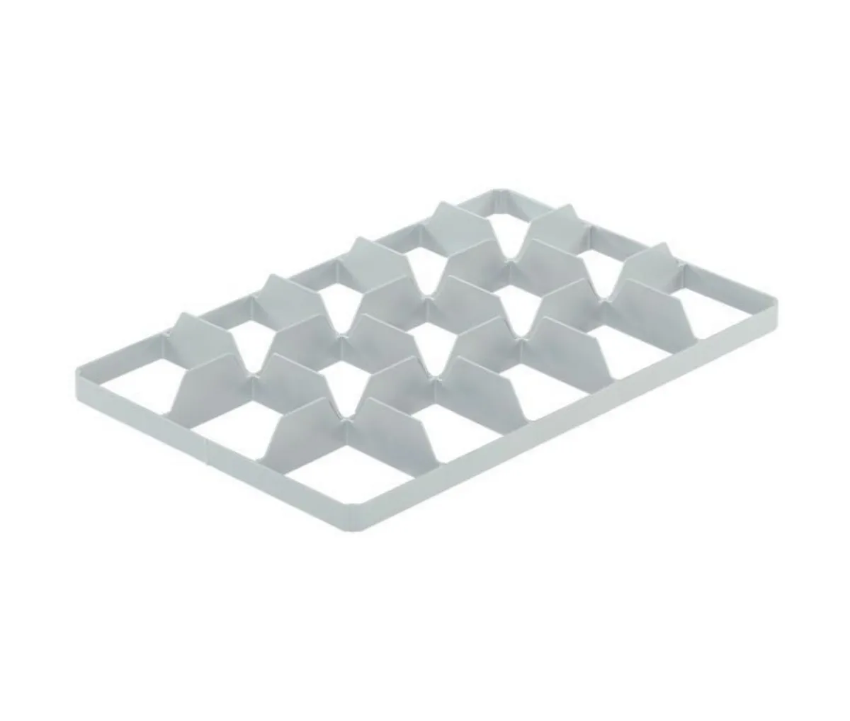 Aucune Séparateur bas 40 cases gris plastique 55,4x35,4x5,8 cm Best