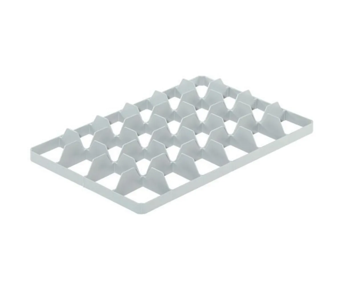 Aucune Séparateur bas 24 cases gris plastique 55,4x35,4x5,8 cm Best