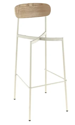Structure tabouret d'intérieur blanc 106x42x48 cm Ralph - FLEXMOB Best