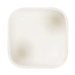 Sucrier carré blanc porcelaine 23 cl 8 cm Fractal - RAK Discount