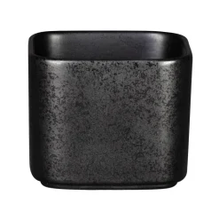 Sucrier carré noir porcelaine 23 cl 8 cm Fractal - RAK Hot