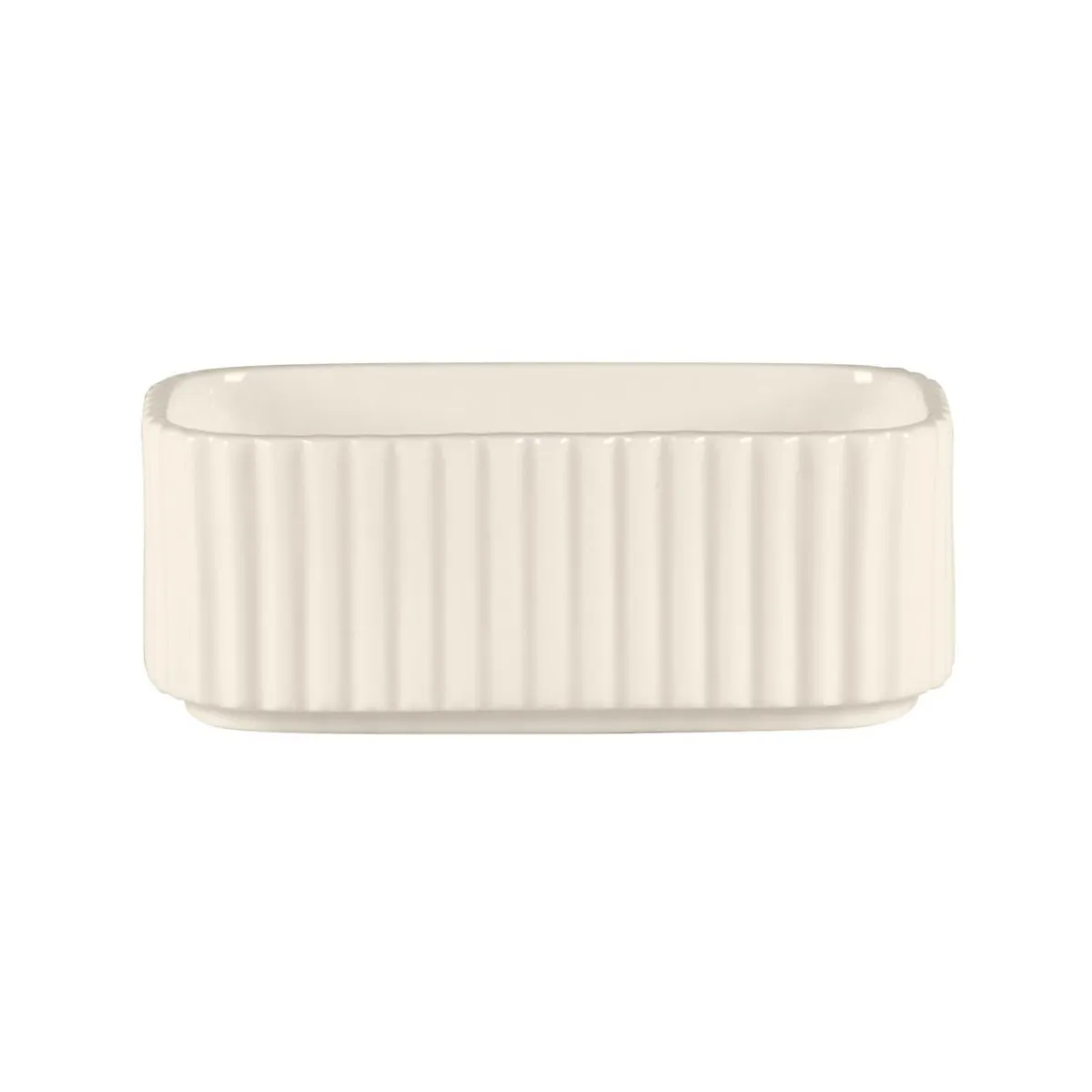 RAK Sucrier pour sachets rectangulaire blanc porcelaine bone china 21 cl 11 cm Spectra Sale