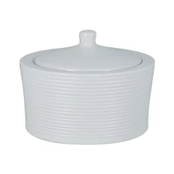 RAK Sucrier rond blanc porcelaine vitrifiée 22,5 cl Ø 10 cm Evolution Hot